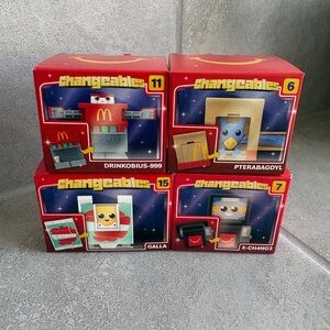 New - 2026 McDonald's Happy Meal Toy Changeables Set of 4